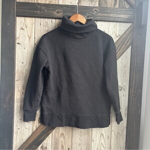 Athleta black cowl neck sweatshirt size xxs